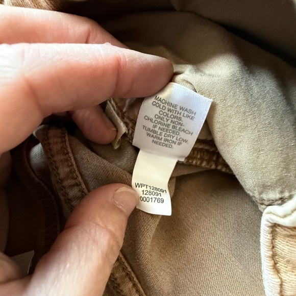 J Jill Authentic Fit Slim Ankle Tan Wash Denim Jeans Womens Size 12 - Picture 9 of 9